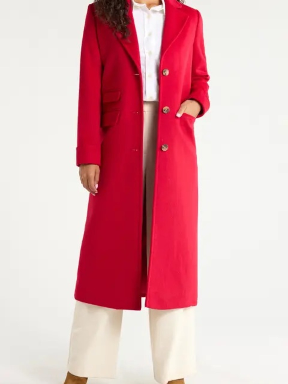 BLOWOUT SALE! Vintage Michael Kors Red Wool Pea Coat